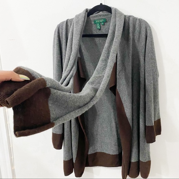 Ralph Lauren Cardigan with attached Scarf - Picture 4 of 5